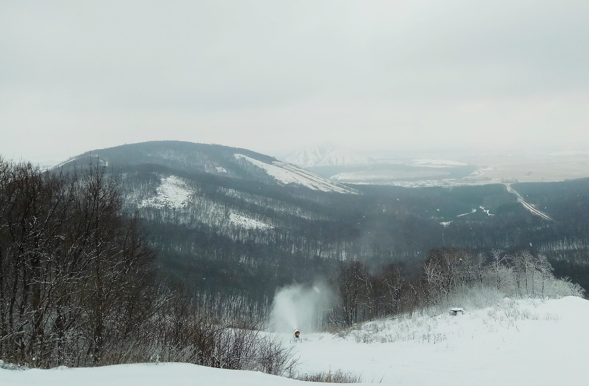 Гора Куштау Башкортостан зимой