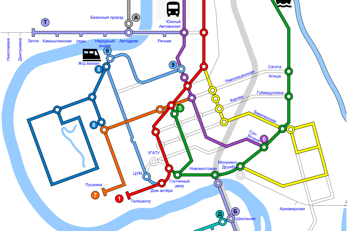 Владикавказский трамвай схема. Городской транспорт Уфа. Лайн транспорт.